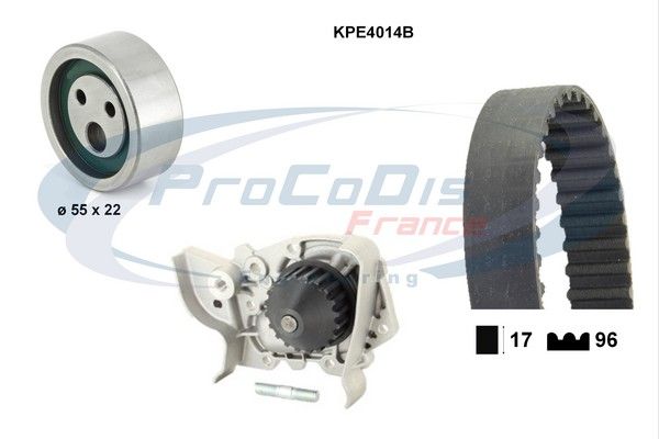 PROCODIS FRANCE Водяной насос + комплект зубчатого ремня KPE4014B